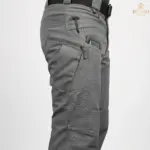 Performance Utility 10 Pocket Twill Stitch Cargo Gabardine Pants - Ash - Image 2